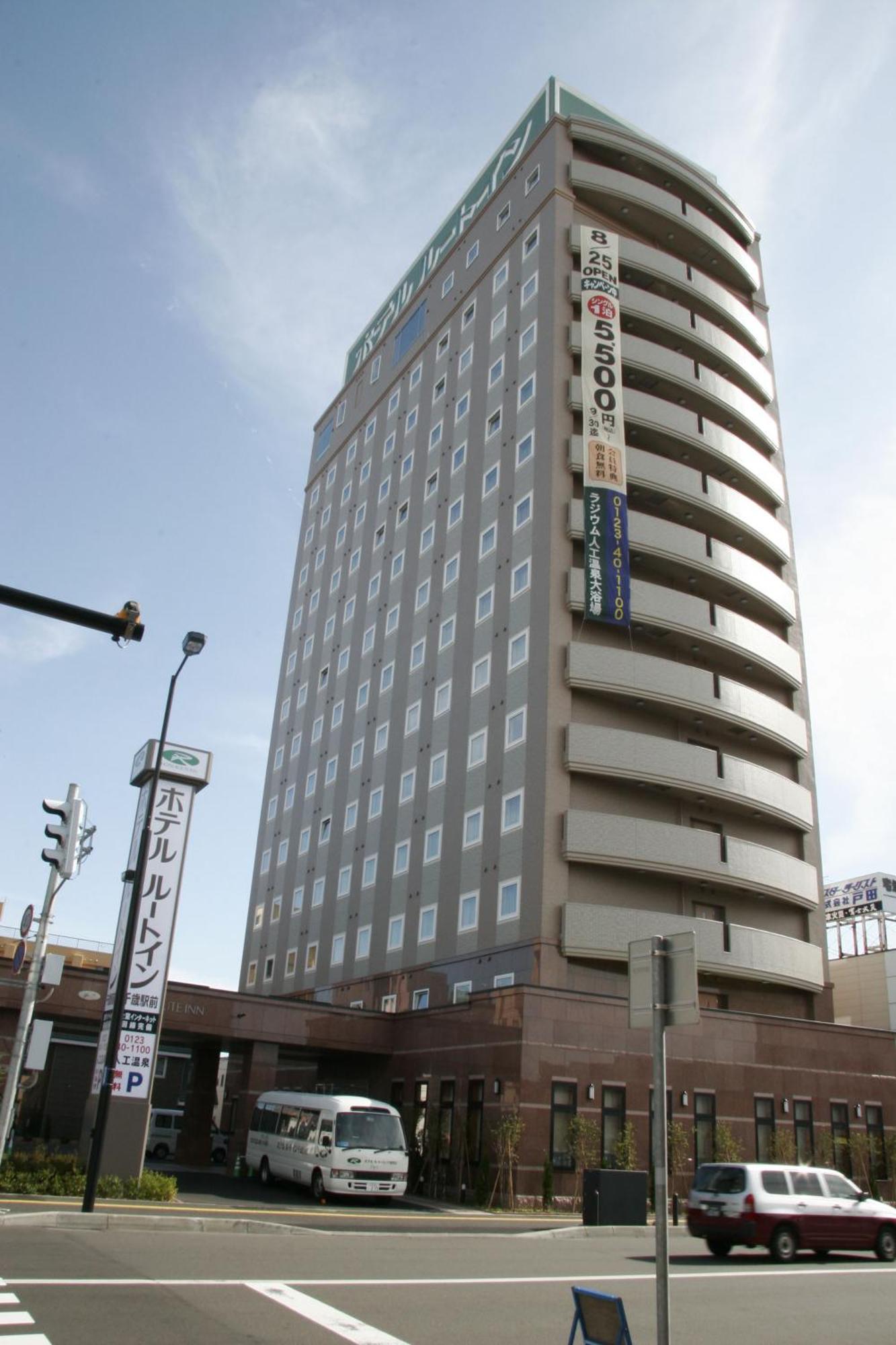Hotel Route-Inn Chitose Ekimae Exteriér fotografie